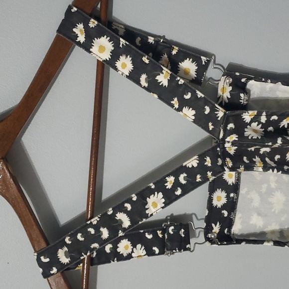 Daisey Overall Dress Womens Size Juniors Size Large 11 13 Floral No Boundaries - Picture 5 of 11